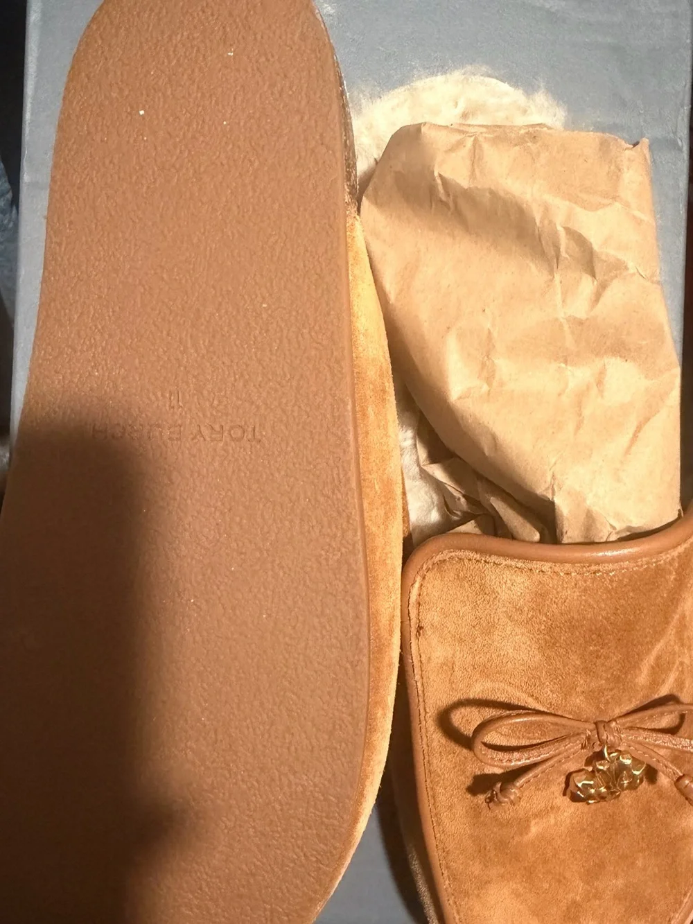 Tory Burch - leather slippers